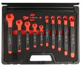 Spanner Set, VDE, Open-End / Ring, 11pcs